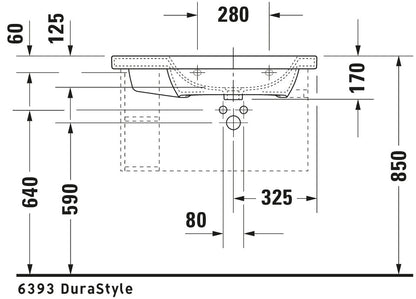 Duravit DuraStyle Washbasin