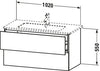 Duravit L-Cube Vanity unit wall-mounted