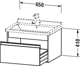 Duravit Ketho Vanity unit wall-mounted