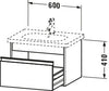Duravit Ketho Vanity unit wall-mounted