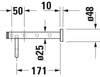 Duravit D-Code Towel shelf