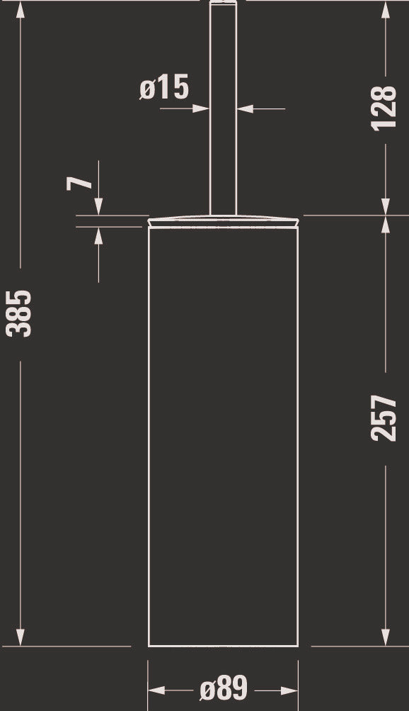 Duravit D-Code Brush set