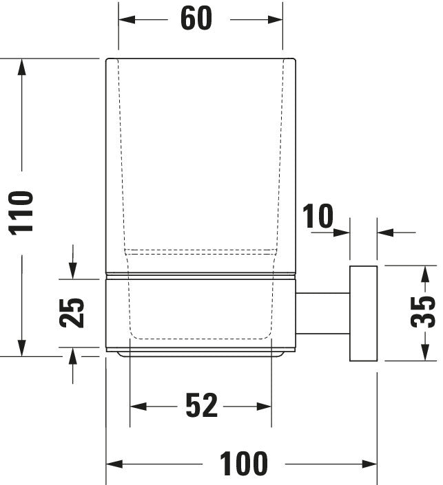 Duravit Karree Glass holder