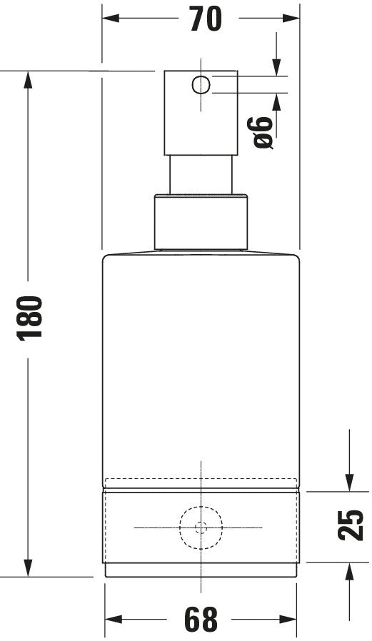 Duravit Karree Soap dispenser