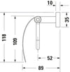Duravit Karree Toilet paper holder
