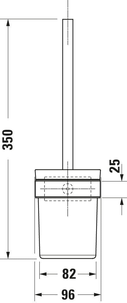 Duravit Karree Brush set