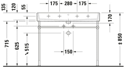Duravit Vero Metal console