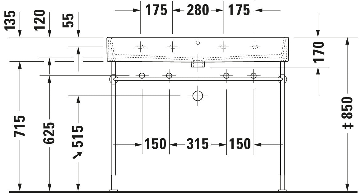 Duravit Vero Metal console