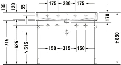 Duravit Vero Metal console