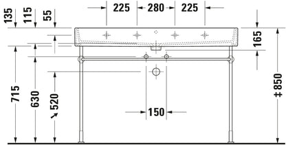 Duravit Vero Metal console