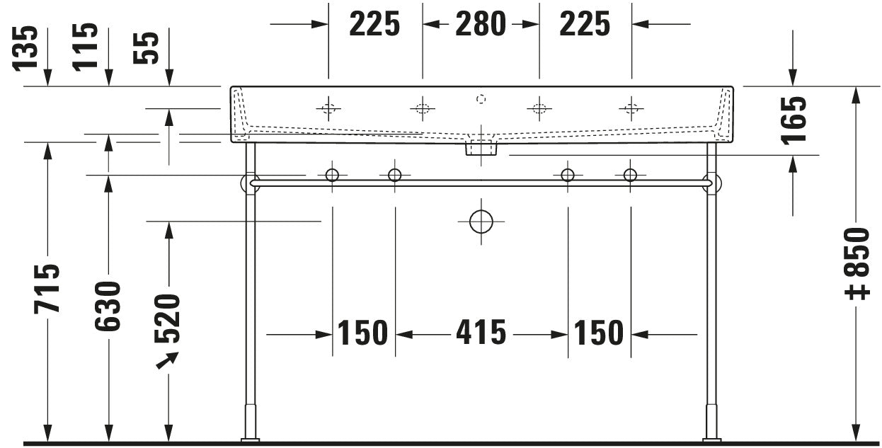 Duravit Vero Metal console