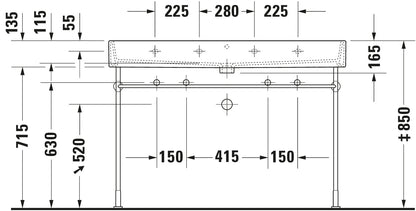 Duravit Vero Metal console