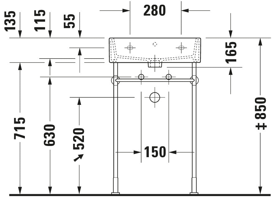 Duravit Vero Metal console