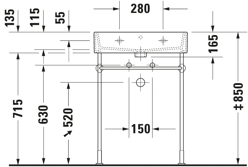 Duravit Vero Metal console