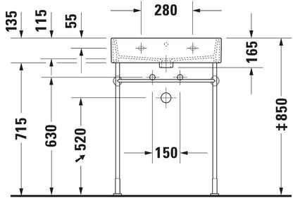 Duravit Vero Metal console