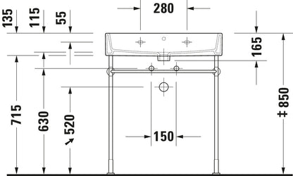 Duravit Vero Metal console