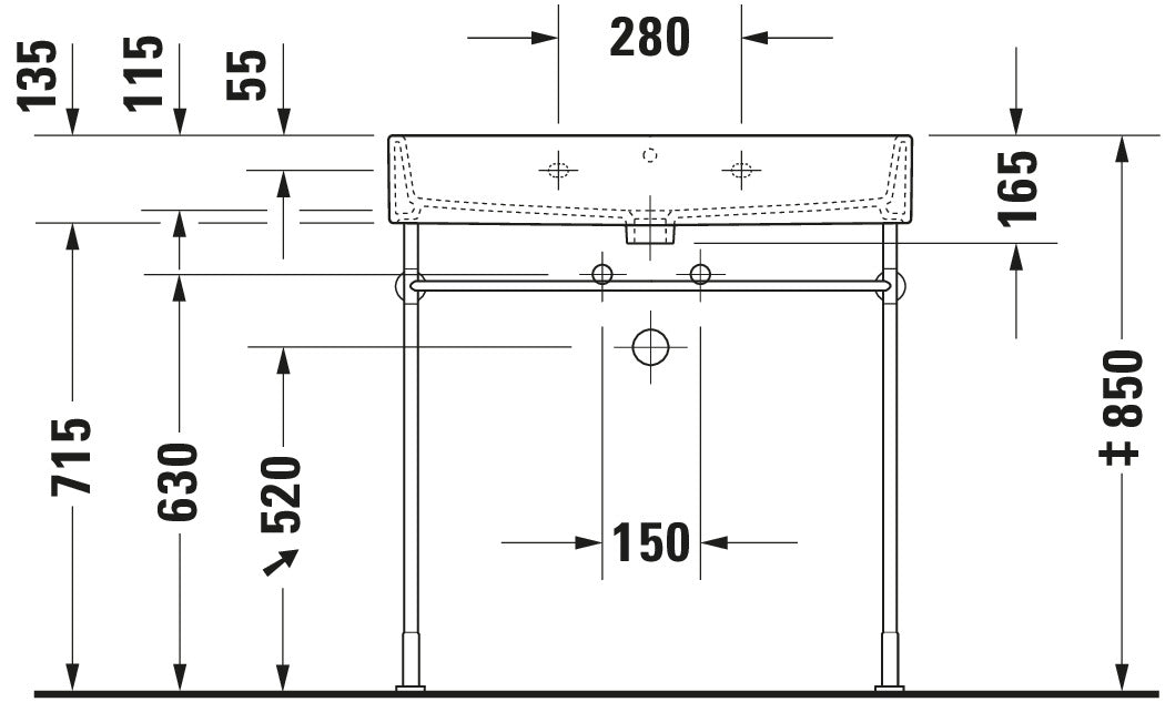 Duravit Vero Metal console