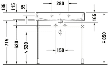 Duravit Vero Metal console