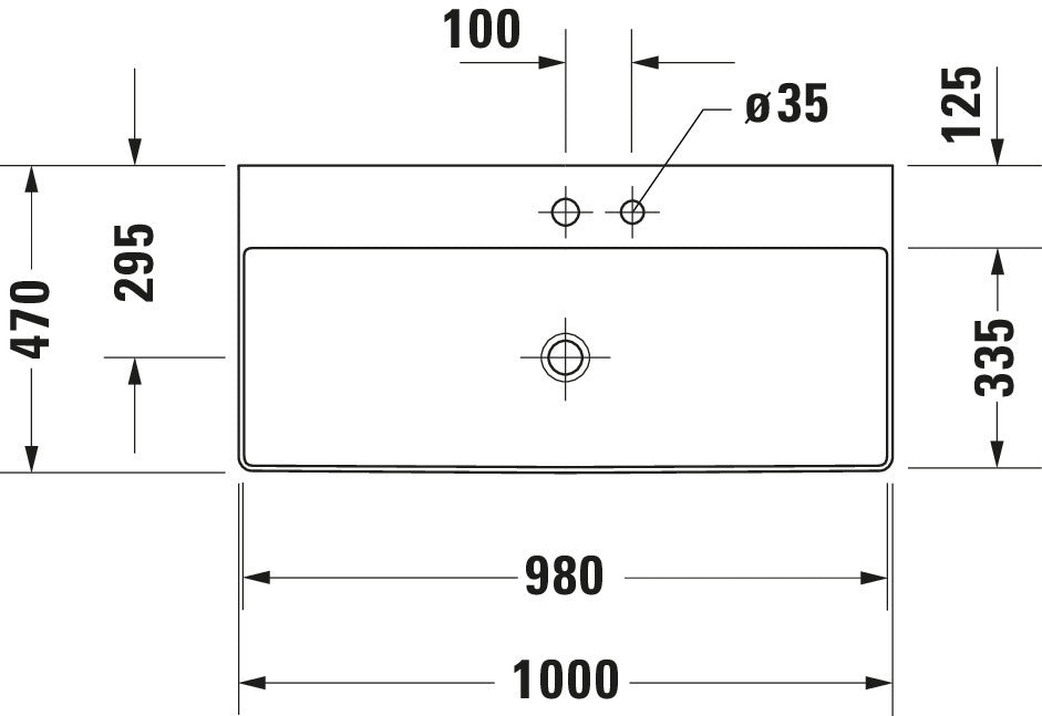 Duravit DuraSquare Washbasin