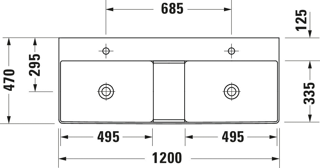 Duravit DuraSquare Washbasin