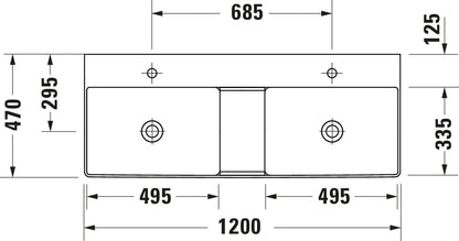 Duravit DuraSquare Washbasin