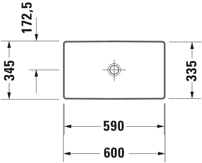 Duravit DuraSquare Washbowl