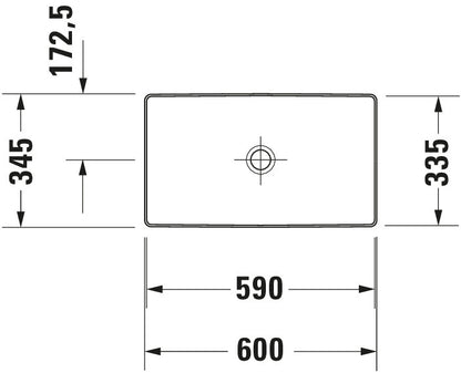 Duravit DuraSquare Washbowl