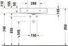 Duravit DuraSquare Washbasin Compact