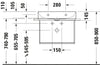 Duravit DuraSquare Washbasin Compact