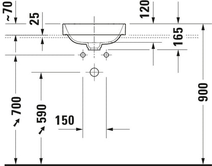 Duravit Happy D.2 Washbowl