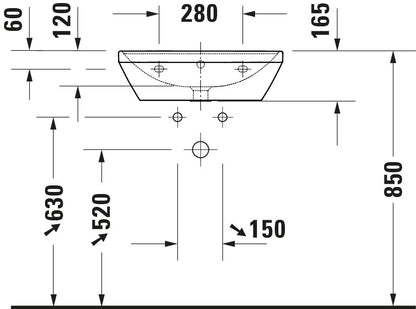 Duravit D-Neo Washbasin