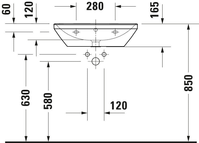 Duravit D-Neo Washbasin