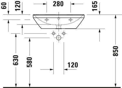 Duravit D-Neo Washbasin