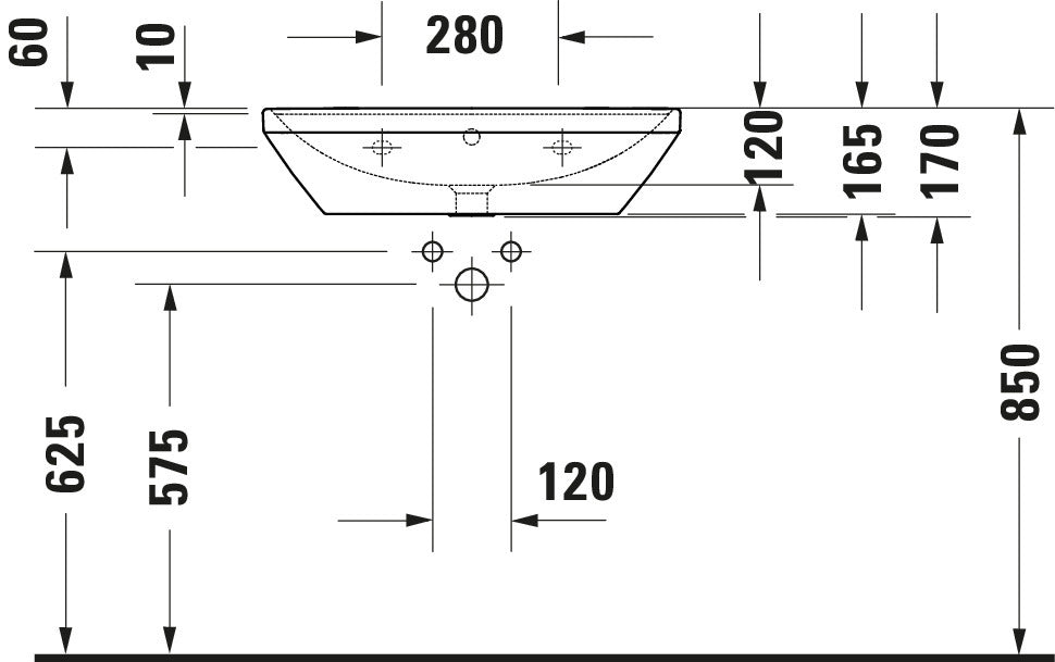 Duravit D-Neo Washbasin