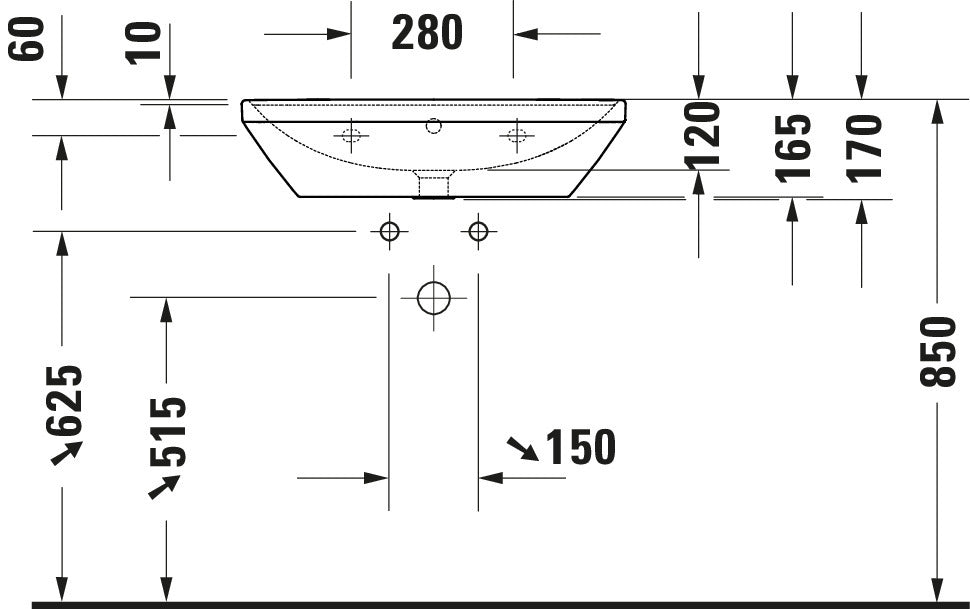 Duravit D-Neo Washbasin