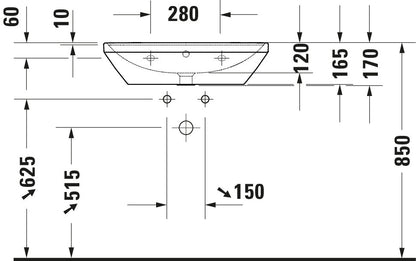 Duravit D-Neo Washbasin