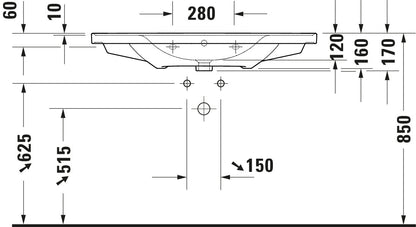Duravit D-Neo Washbasin
