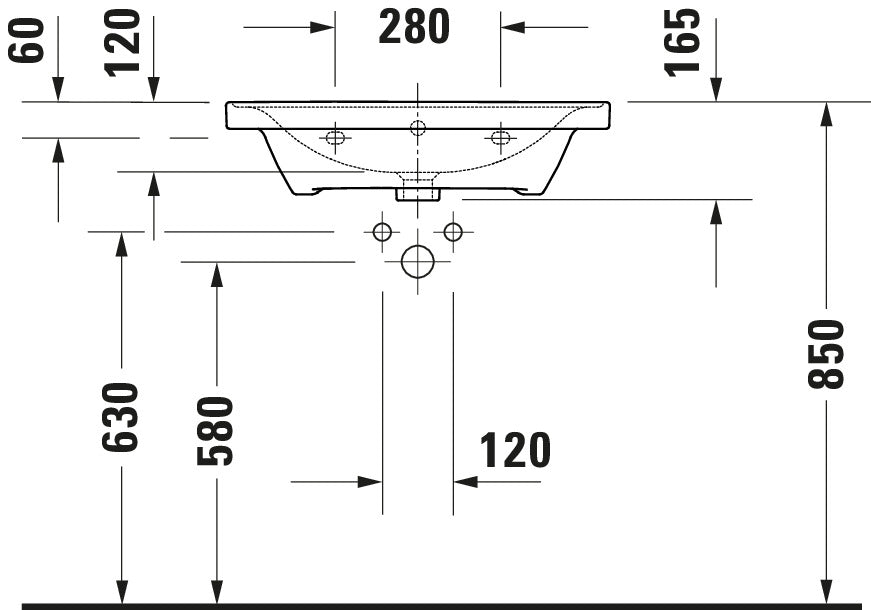 Duravit D-Neo Washbasin