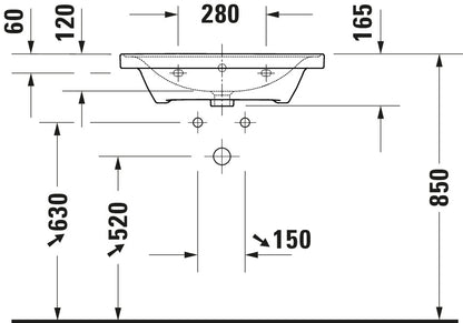 Duravit D-Neo Washbasin