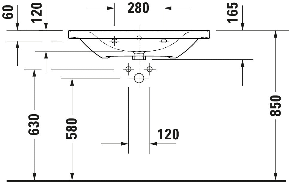 Duravit D-Neo Washbasin