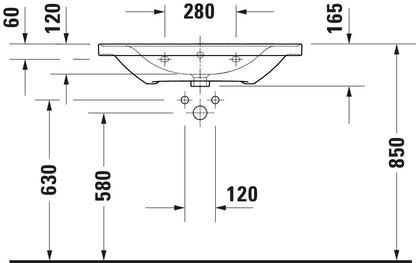 Duravit D-Neo Washbasin
