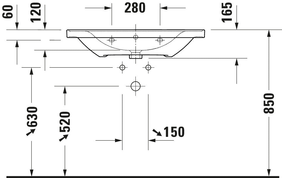 Duravit D-Neo Washbasin