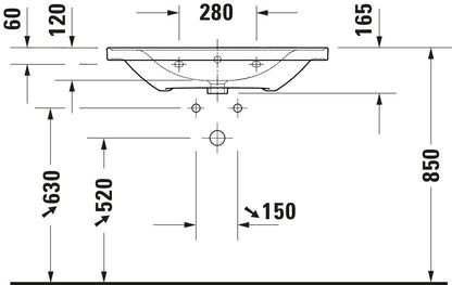 Duravit D-Neo Washbasin