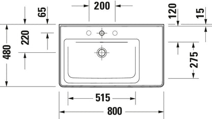 Duravit D-Neo Washbasin