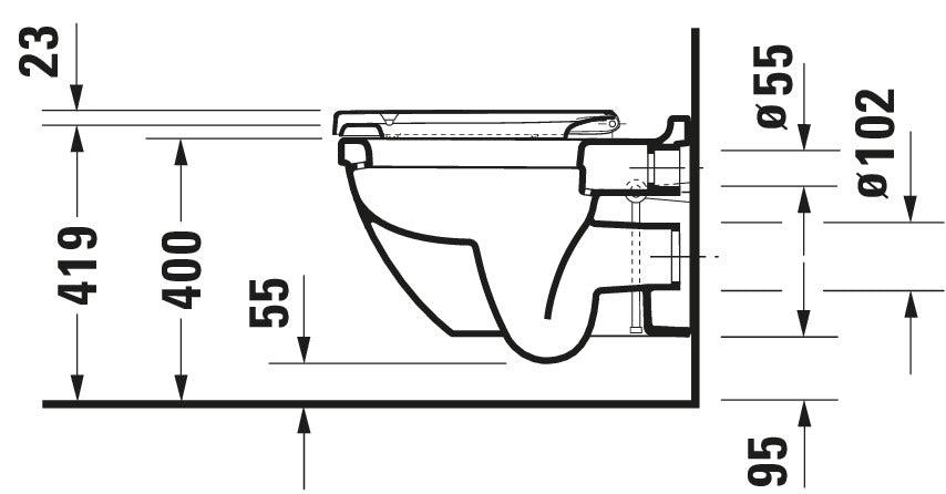 Duravit Starck 3 Toilet seat