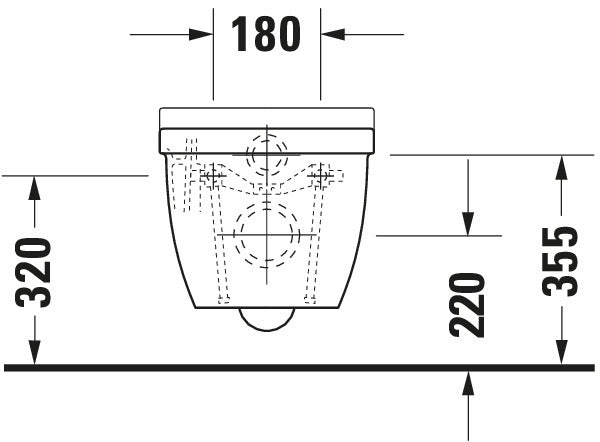Duravit Starck 3 Toilet seat