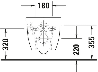 Duravit Starck 3 Toilet seat