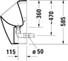 Duravit ME by Starck Waterless urinal Dry