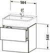 Duravit L-Cube Vanity unit wall-mounted