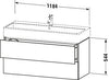 Duravit L-Cube Vanity unit wall-mounted